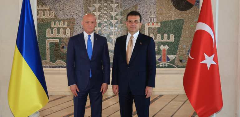 İmamoğlu, Odessa Belediye Başkanını Ağırladı